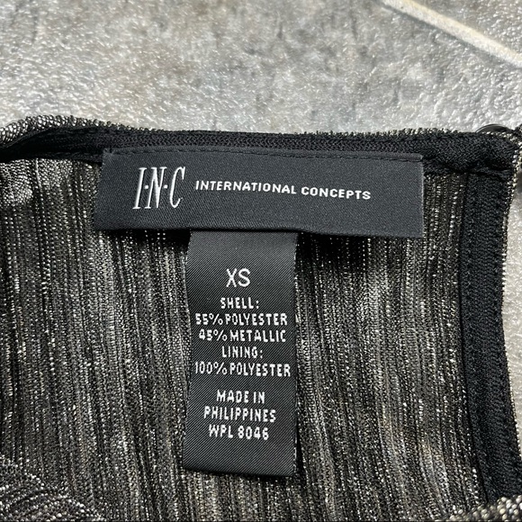 INC International Concepts Spring Romance Metallic Ruffle Top - Picture 4 of 9